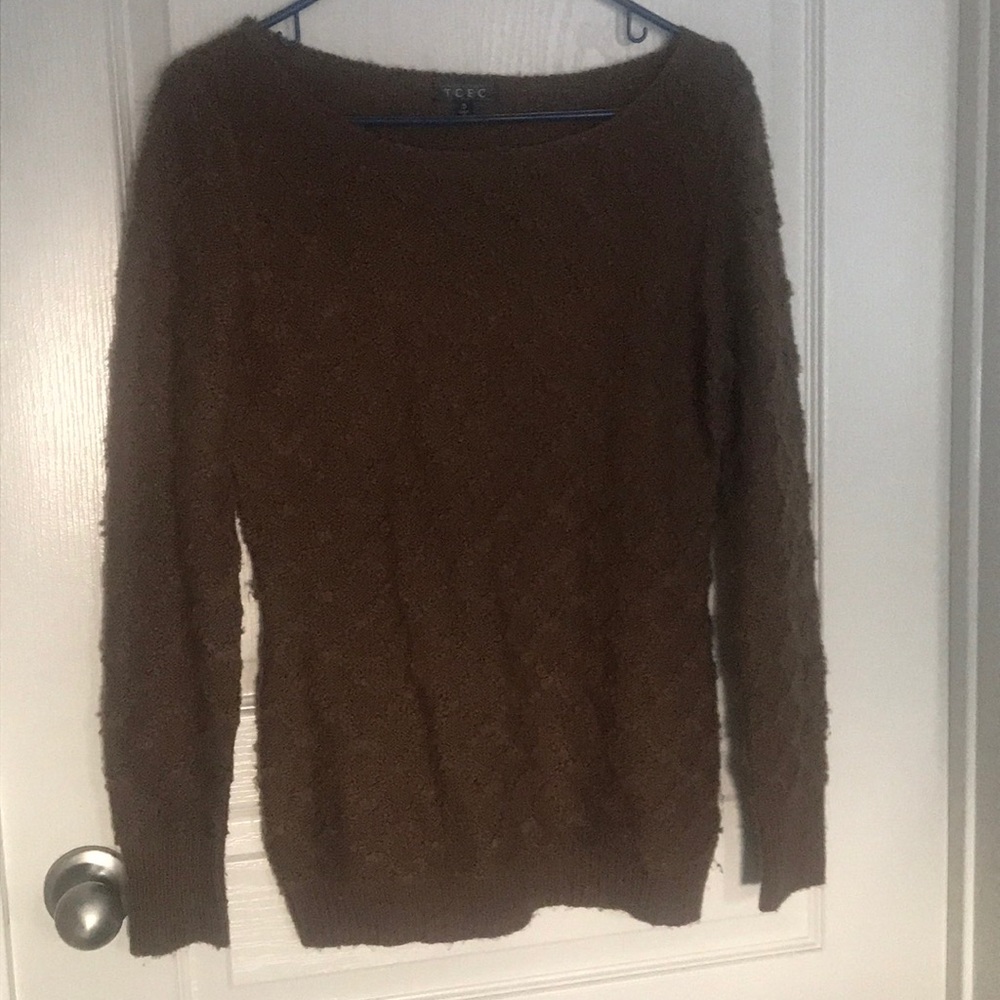 Used TCEC brown sweater